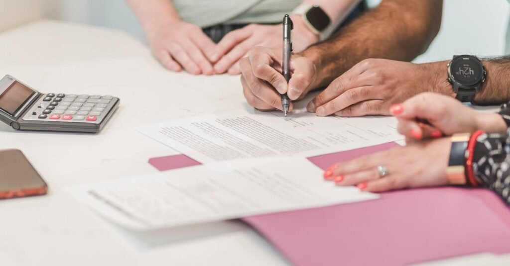 signing bank documents